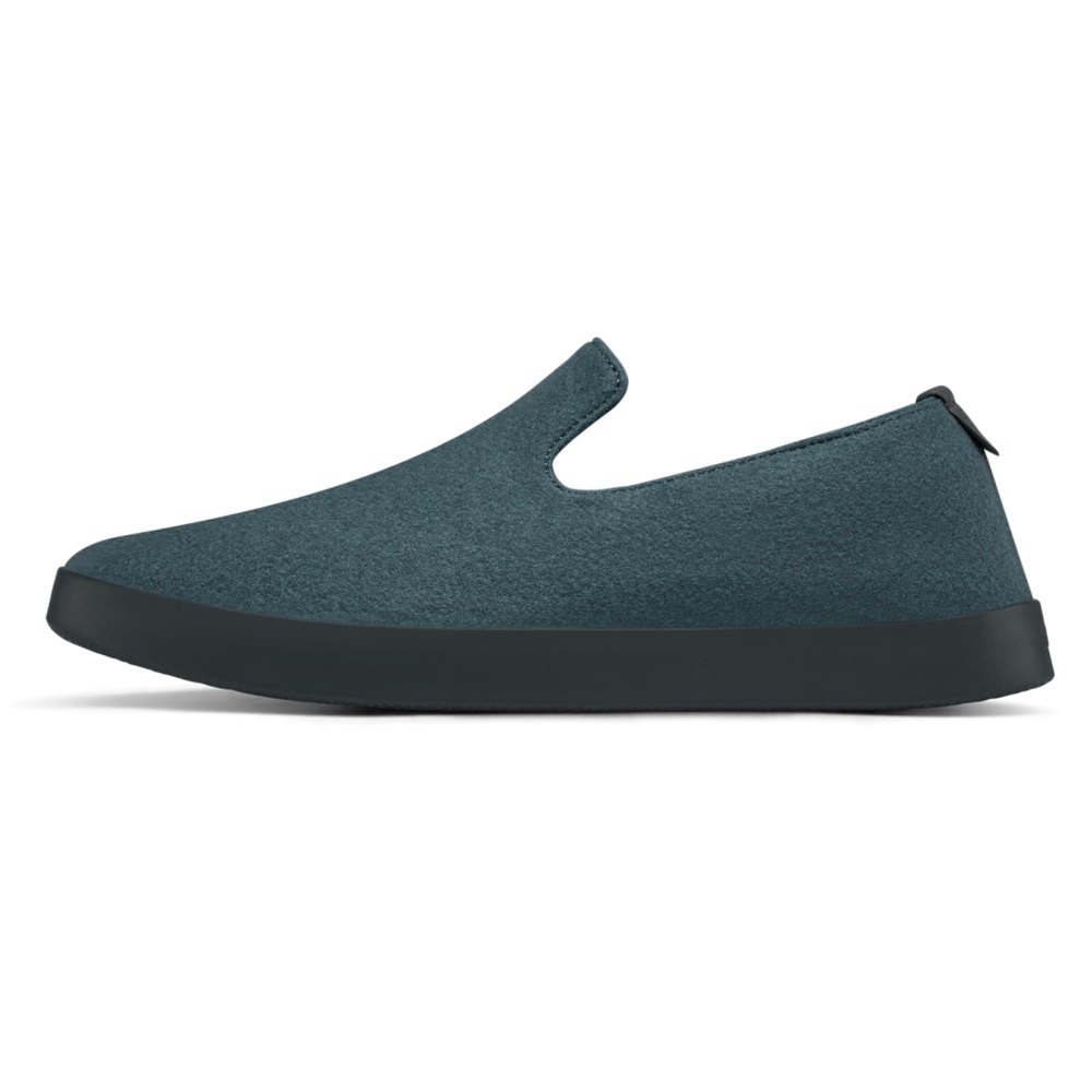 Allbirds Women\'s Slip-Ons Blue - Wool Loungers - 23475TWNG